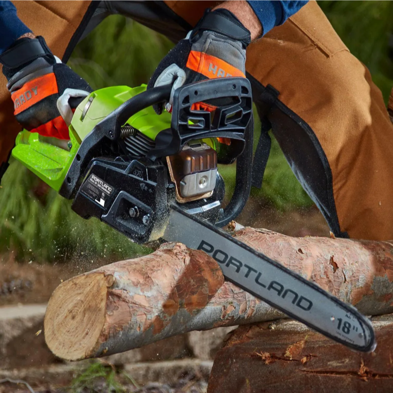 Overview of Portland Chainsaw series showcasing different models.